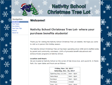 Tablet Screenshot of nativitytrees.com
